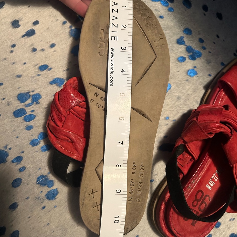 A.S.98 Red Purt sling back - Picture 9 of 9